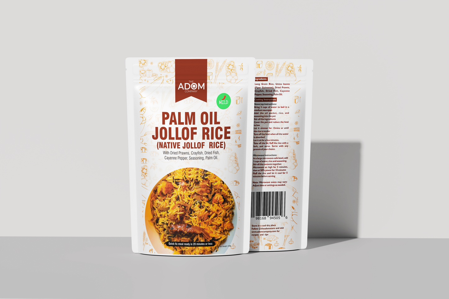 Palm Oil Jollof Rice (Native Jollof Rice)