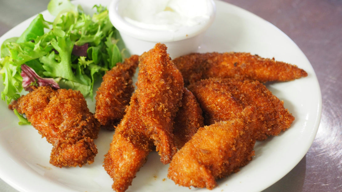 Eggplant Flour Baked Chicken Tenders