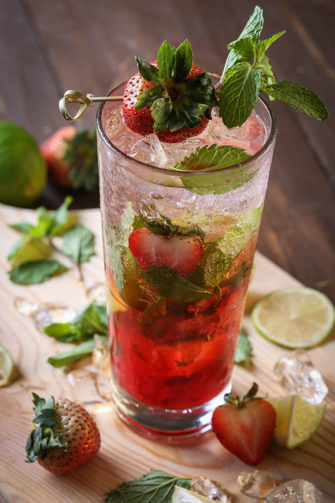 Hibiscus Virgin Martini Mocktail