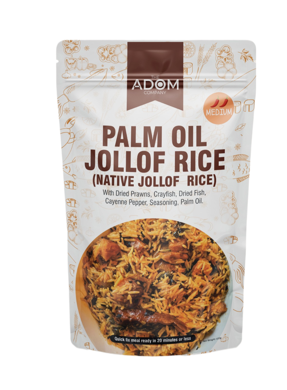 Palm Oil Jollof Rice (Native Jollof Rice)