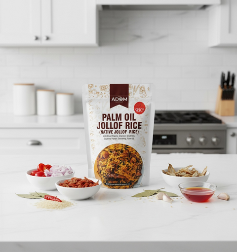 Palm Oil Jollof Rice (Native Jollof Rice)