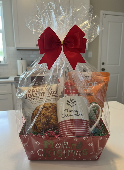 African Christmas Hamper | Ready to Cook Meals Gift Box | Stress Free Holiday Cooking